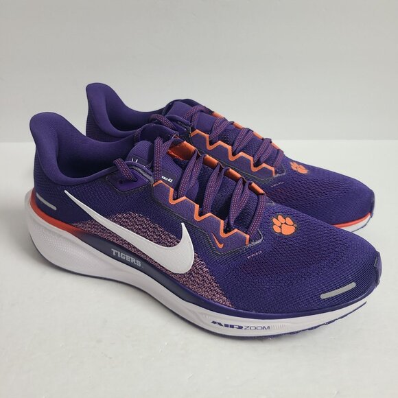 NEW Nike Air Zoom Pegasus 41 Clemson Tigers Running Shoes FZ5108-500 Size 10 main image 2